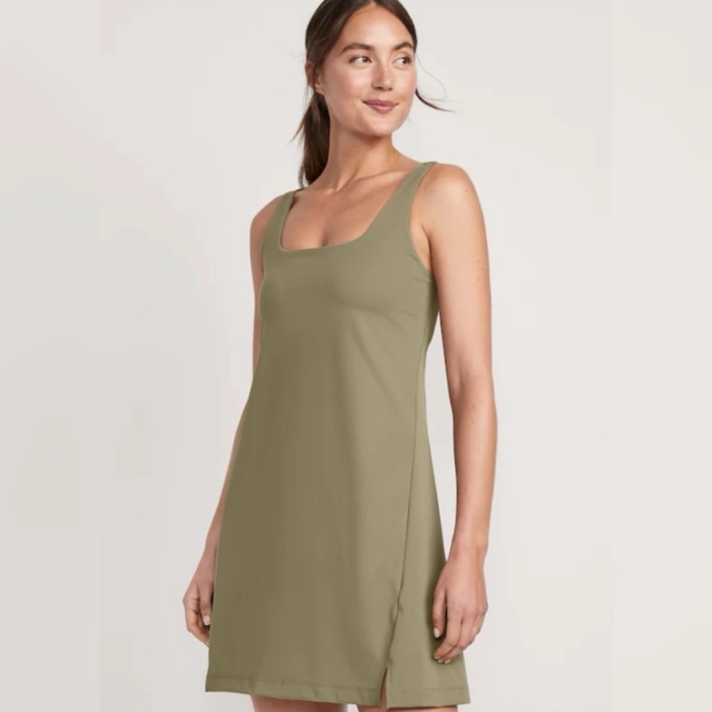 Old Navy - PowerSoft Athletic Dress - Green - Size M